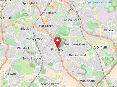 Map of Shirley